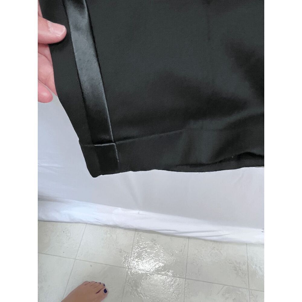 Roz & Ali Womens Pleated Front High rise Trouser Dress Pants Black Size 2x - Picture 5 of 10